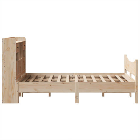 vidaXL Bed Frame without Mattress 135x190 cm Double Solid Wood Pine
