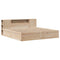 vidaXL Bed Frame without Mattress 200x200 cm Solid Wood Pine
