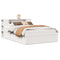 vidaXL Bed Frame without Mattress White 160x200 cm Solid Wood Pine