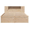 vidaXL Bed Frame without Mattress 140x200 cm Solid Wood Pine