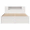 vidaXL Bed Frame without Mattress White 140x200 cm Solid Wood Pine