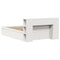 vidaXL Bed Frame without Mattress White 140x190 cm Solid Wood Pine