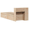vidaXL Bed Frame without Mattress 100x200 cm Solid Wood Pine