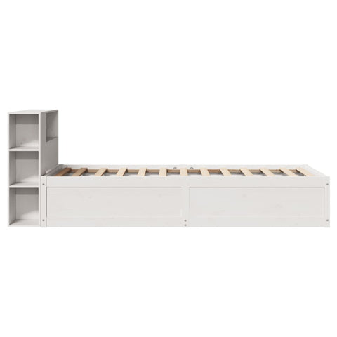 vidaXL Bed Frame without Mattress White 90x200 cm Solid Wood Pine