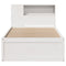 vidaXL Bed Frame without Mattress White 75x190 cm Small Single Solid Wood Pine