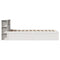 vidaXL Bed Frame without Mattress White 75x190 cm Small Single Solid Wood Pine