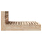 vidaXL Bed Frame without Mattress 180x200 cm Super King Solid Wood Pine