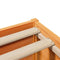 vidaXL Bed Frame without Mattress Wax Brown 160x200 cm Solid Wood Pine