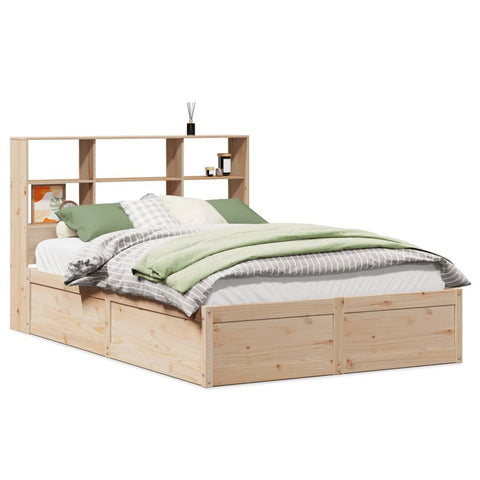 vidaXL Bed Frame without Mattress 140x200 cm Solid Wood Pine