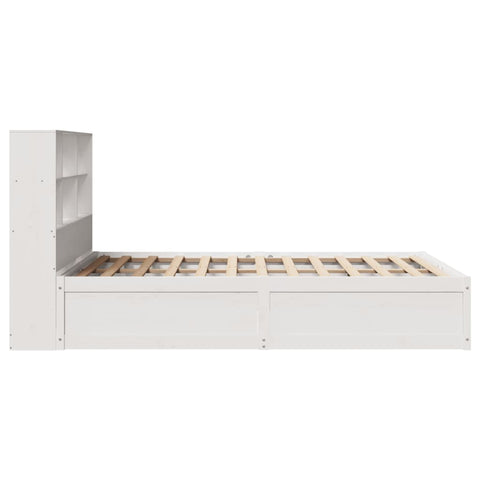 vidaXL Bed Frame without Mattress White 140x200 cm Solid Wood Pine