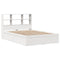 vidaXL Bed Frame without Mattress White 120x200 cm Solid Wood Pine
