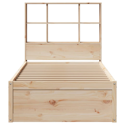 vidaXL Bed Frame without Mattress 90x200 cm Solid Wood Pine