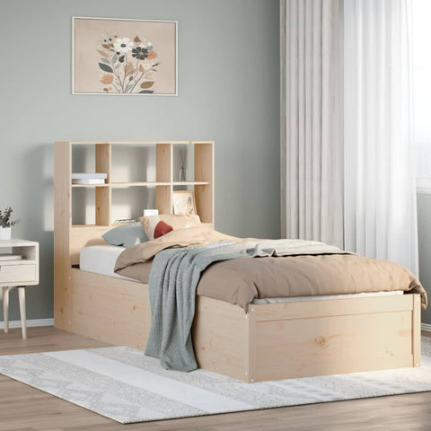 vidaXL Bed Frame without Mattress 90x200 cm Solid Wood Pine