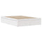 vidaXL Bed Frame without Mattress White 120x190 cm Small Double Solid Wood Pine