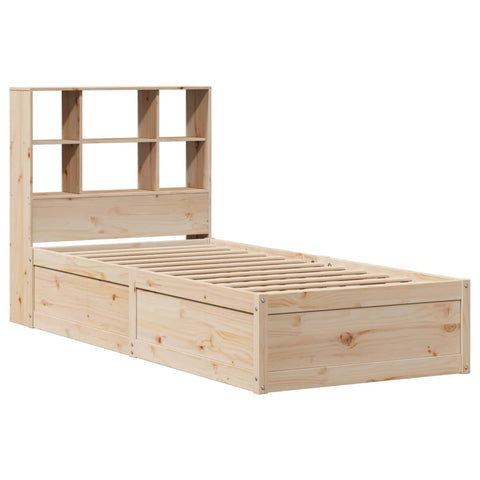 vidaXL Bed Frame without Mattress 90x190 cm Single Solid Wood Pine