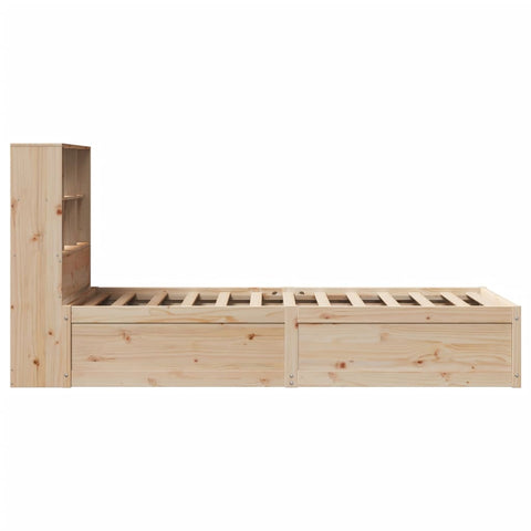 vidaXL Bed Frame without Mattress 90x190 cm Single Solid Wood Pine