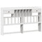 vidaXL Bed Frame without Mattress White 180x200 cm Super King Solid Wood Pine
