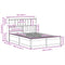vidaXL Bed Frame without Mattress 160x200 cm Solid Wood Pine