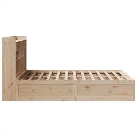 vidaXL Bed Frame without Mattress 140x200 cm Solid Wood Pine