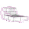vidaXL Bed Frame without Mattress 140x200 cm Solid Wood Pine