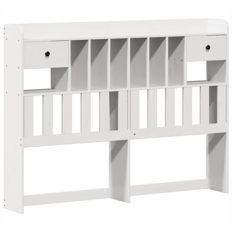 vidaXL Bed Frame without Mattress White 140x200 cm Solid Wood Pine