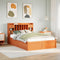 vidaXL Bed Frame without Mattress Wax Brown 140x200 cm Solid Wood Pine
