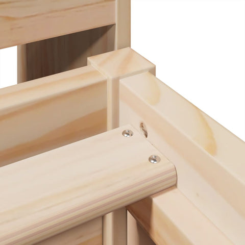 vidaXL Bed Frame without Mattress 90x200 cm Solid Wood Pine