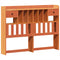 vidaXL Bed Frame without Mattress Wax Brown 140x190 cm Solid Wood Pine