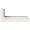 vidaXL Bed Frame without Mattress White 90x190 cm Single Solid Wood Pine