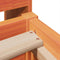 vidaXL Bed Frame without Mattress Wax Brown 75x190 cm Small Single Solid Wood Pine