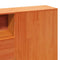 vidaXL Bed Frame without Mattress Wax Brown 200x200 cm Solid Wood Pine