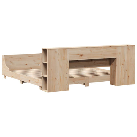 vidaXL Bed Frame without Mattress 180x200 cm Super King Solid Wood Pine