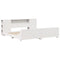 vidaXL Bed Frame without Mattress White 180x200 cm Super King Solid Wood Pine