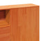 vidaXL Bed Frame without Mattress Wax Brown 180x200 cm Super King Solid Wood Pine