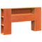 vidaXL Bed Frame without Mattress Wax Brown 150x200 cm King Size Solid Wood Pine
