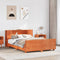 vidaXL Bed Frame without Mattress Wax Brown 150x200 cm King Size Solid Wood Pine