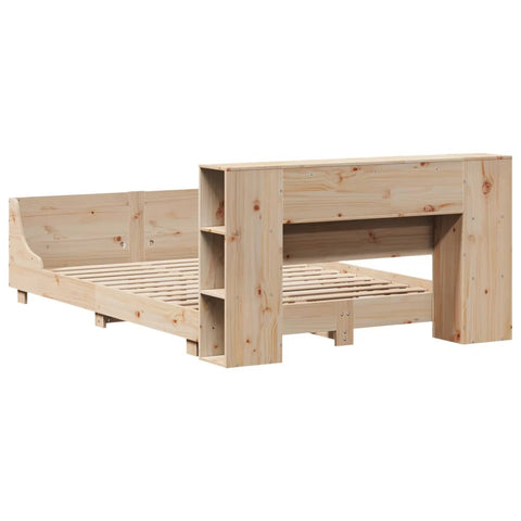 vidaXL Bed Frame without Mattress 140x200 cm Solid Wood Pine