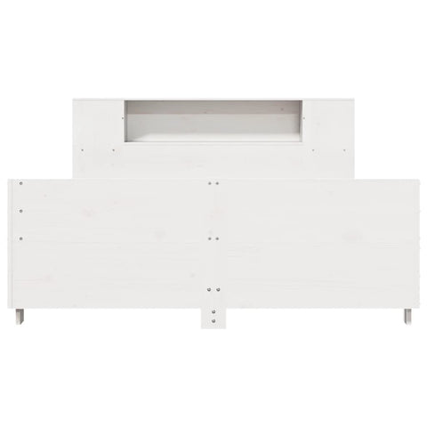vidaXL Bed Frame without Mattress White 140x200 cm Solid Wood Pine
