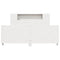 vidaXL Bed Frame without Mattress White 140x200 cm Solid Wood Pine