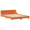 vidaXL Bed Frame without Mattress Wax Brown 140x190 cm Solid Wood Pine