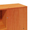 vidaXL Bed Frame without Mattress Wax Brown 140x190 cm Solid Wood Pine