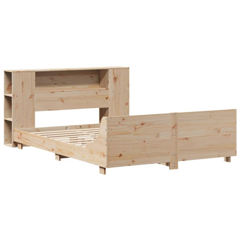 vidaXL Bed Frame without Mattress 120x190 cm Small Double Solid Wood Pine