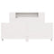 vidaXL Bed Frame without Mattress White 120x190 cm Small Double Solid Wood Pine