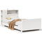 vidaXL Bed Frame without Mattress White 100x200 cm Solid Wood Pine