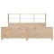 vidaXL Bed Frame without Mattress 180x200 cm Super King Solid Wood Pine