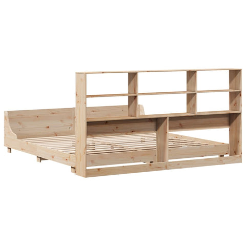 vidaXL Bed Frame without Mattress 180x200 cm Super King Solid Wood Pine