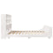 vidaXL Bed Frame without Mattress White 180x200 cm Super King Solid Wood Pine