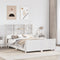 vidaXL Bed Frame without Mattress White 160x200 cm Solid Wood Pine