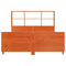 vidaXL Bed Frame without Mattress Wax Brown 160x200 cm Solid Wood Pine