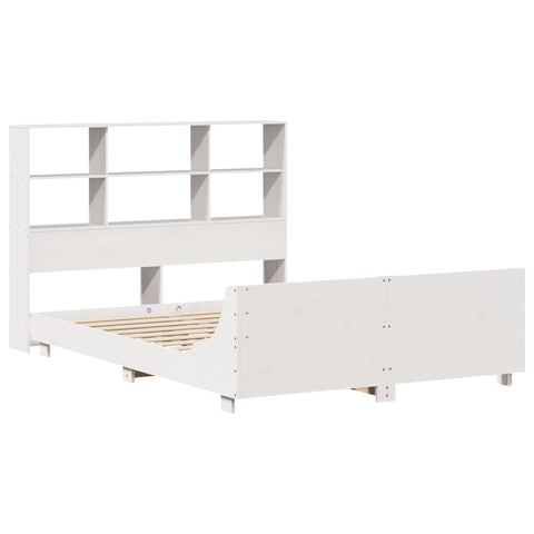 vidaXL Bed Frame without Mattress White 120x200 cm Solid Wood Pine